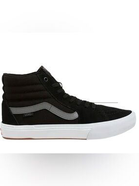 Vans BMX Sk8-Hi Black High-Top Sneakers with Grey Side Stripe size M9.5 W11